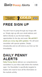 Mobile Screenshot of dailypennyalerts.com